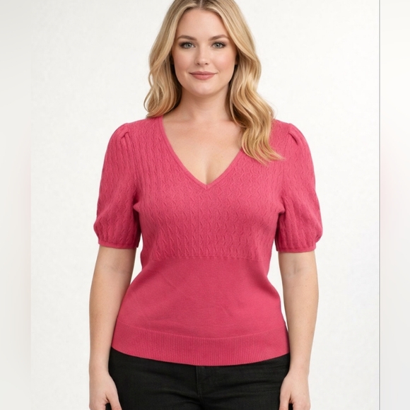 torrid Tops - 🌺 Torrid Pink Knit Top